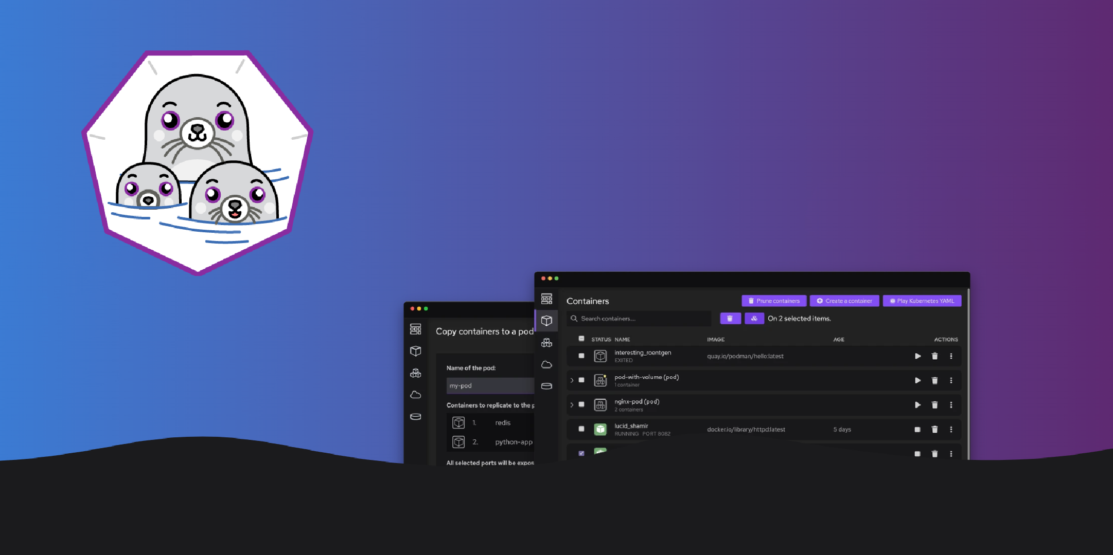 Podman Container Development Tools