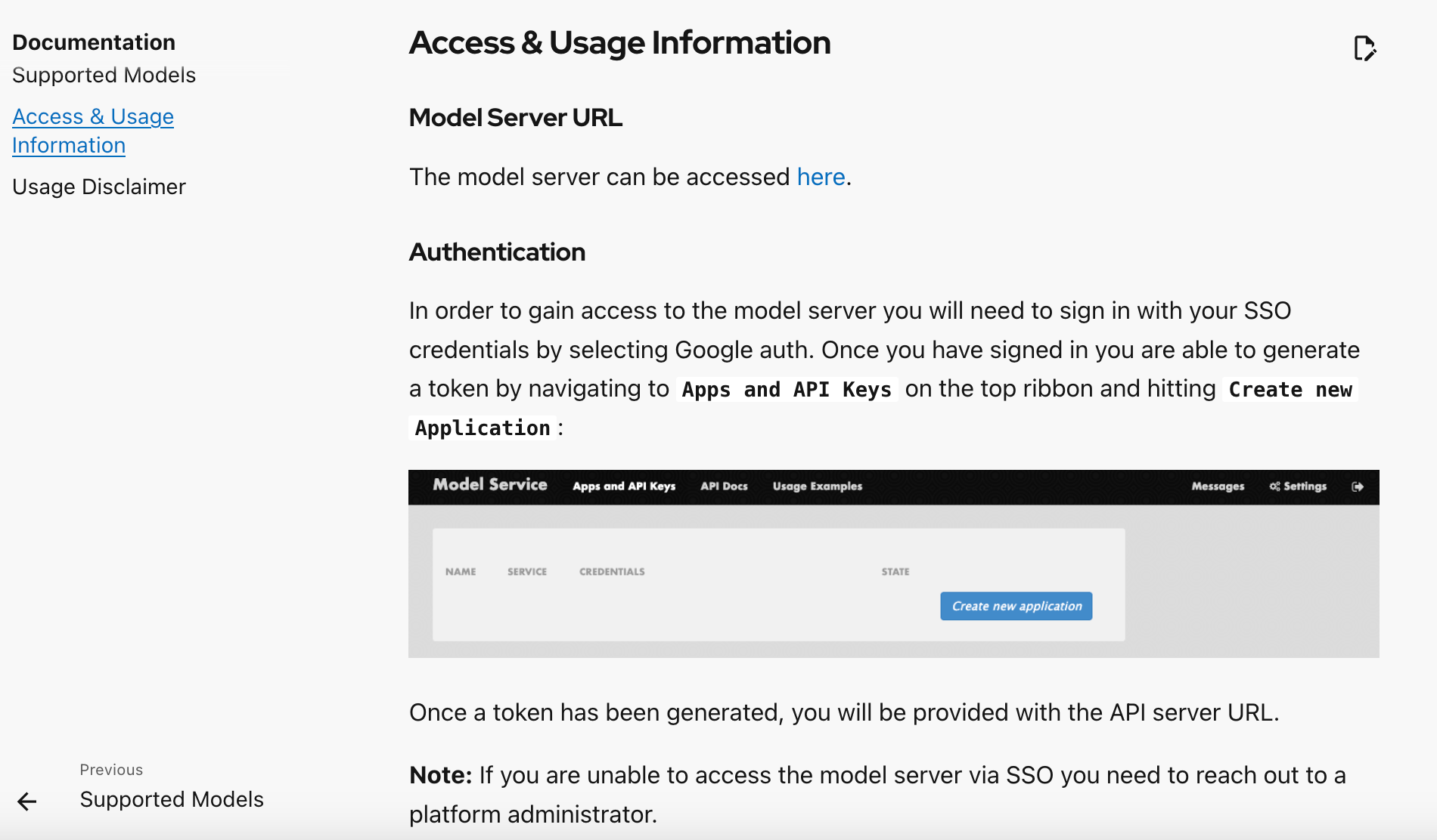 A screenshot of the usage examples page in the model catalog. It includes two code snippets, one with curl, and the other with Python.