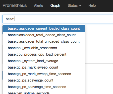 Prometheus metric selector with a list of base: metrics