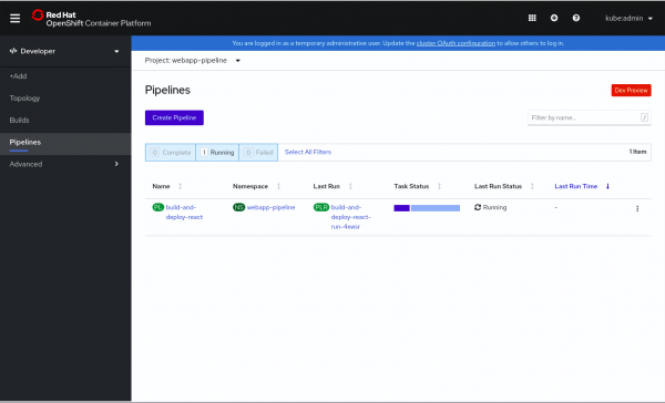 Pipeline overview