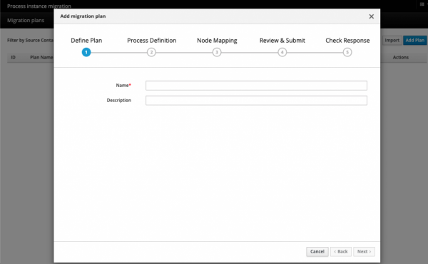 Process instance migration standalone service