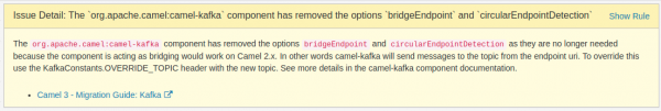 A rule specific to the Camel 2 to Camel 3 migration.