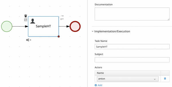 A simple process for a single user.