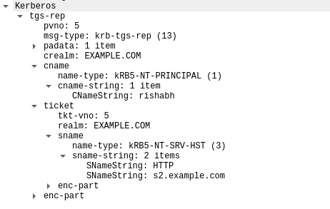 tcpdump screenshot