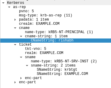 tcpdump screenshot