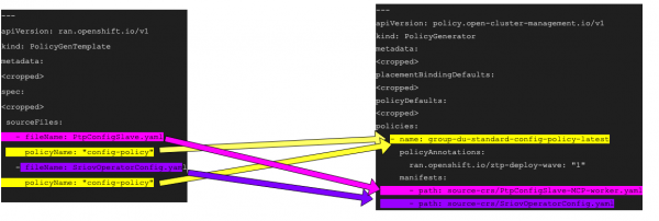 Converting Policy section from PGT to ACMPG.