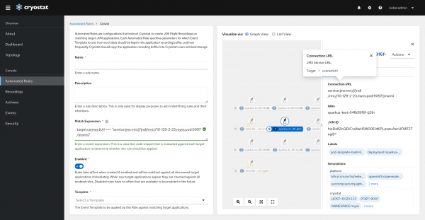 Using Match Expression Visualizer (Graph View) with Automated Rules form