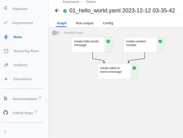 Figure 6: Running pipeline from Jupyter Notebook