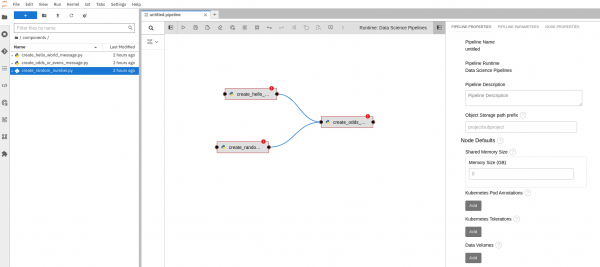 Figure 7: Elyra pipeline tasks