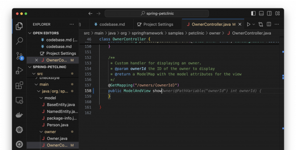 VS Code interface showing AI-powered code completion in action