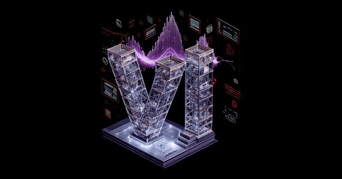 Featured image showing scaffolding that forms the word "V1".