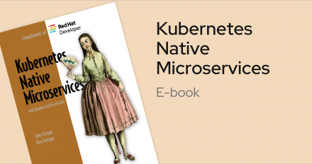 Kubernetes Native Microservices e-book tile card