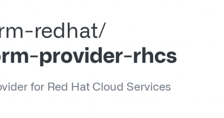 Terraform Provider RHCS Image