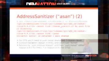 DevNation 2015 - Matt Newsome - Red Hat Enterprise Linux C++ Toolchains