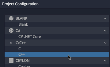 Update the project configuration